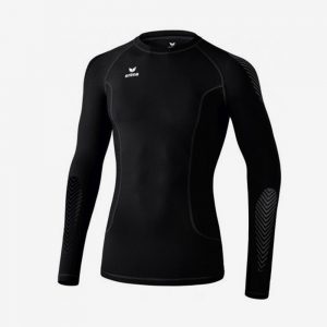 Erima Thermoshirt Elemental - Lange Mouw - Uni - Senioren - Zwart
