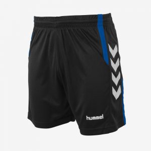 Hummel Aarhus Short - Sportbroek - Junior - Zwart/blauw