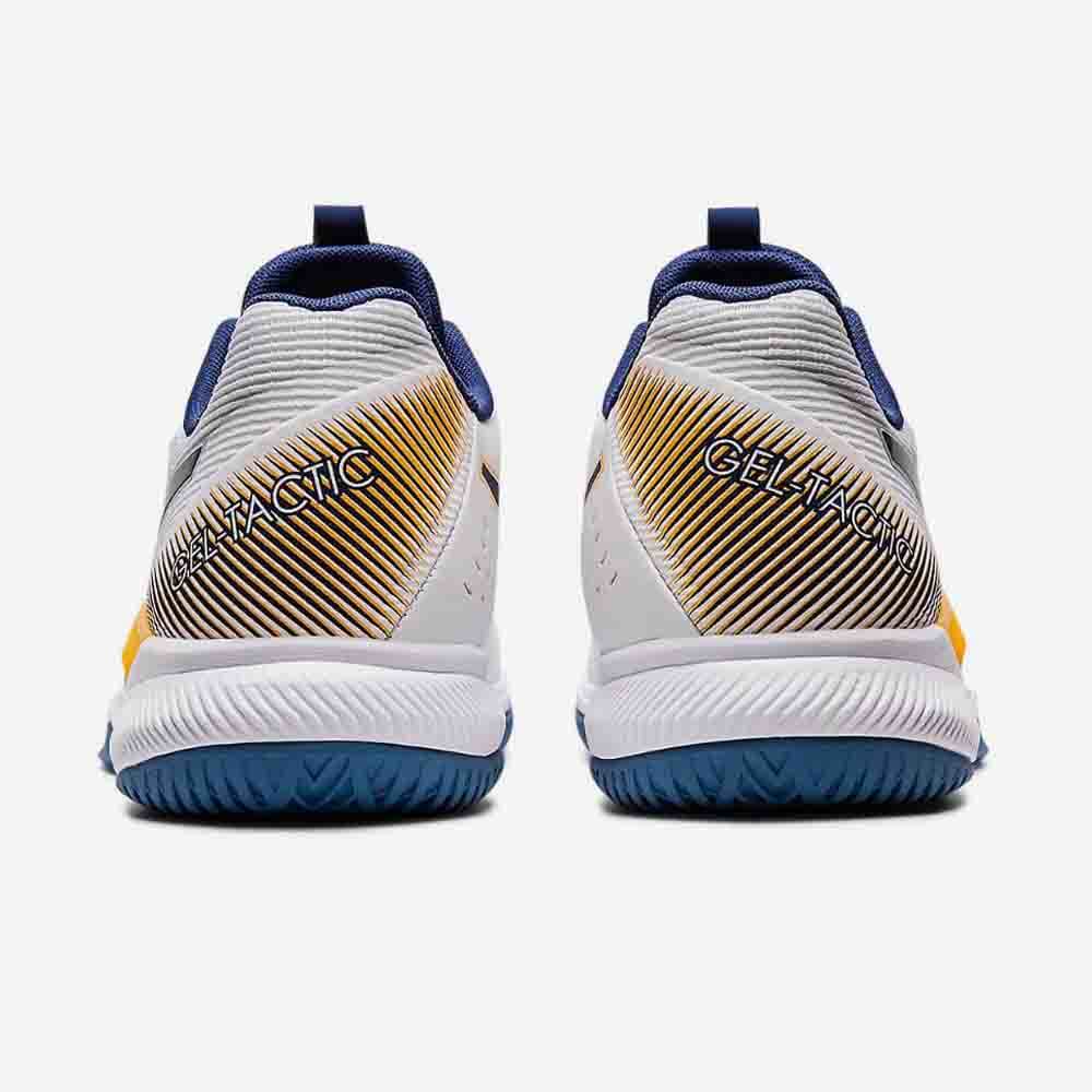 Afbeelding Asics gel tactic indoorschoen heren wit/zeeblauw