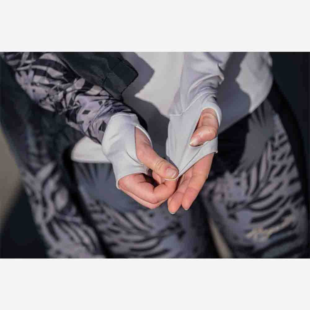 Rogelli Sage Runningtop Lange Mouwen - Hardlooptop - Dames - Taupe/Zwart - Afbeelding 7