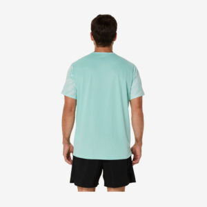 afbeelding Asics Core all over print sportshirt kleur goen heren