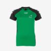 Afbeelding Hummel Authentic sportshirt dames groen/zwart met logo HV Borger