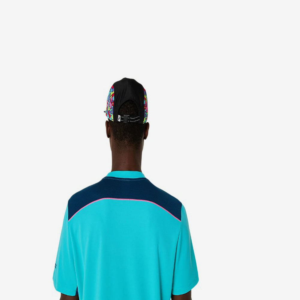 Asics Padel Court SS Top- Sportshirt - Lichtblauw - Heren - Afbeelding 6