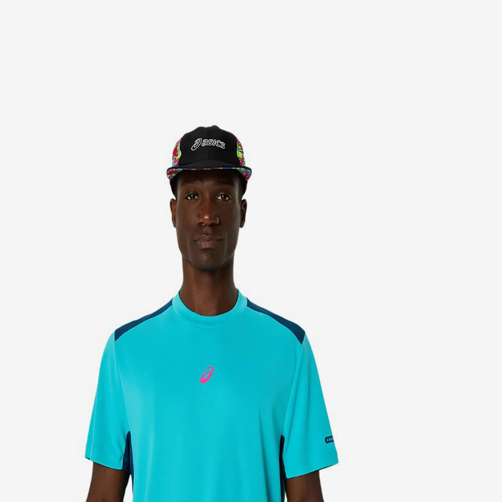 Asics Padel Court SS Top- Sportshirt - Lichtblauw - Heren - Afbeelding 5