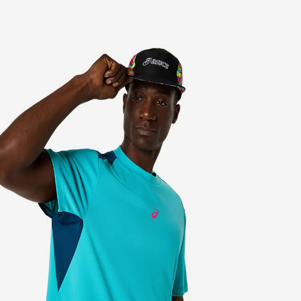 Asics Padel Court SS Top- Sportshirt - Lichtblauw - Heren - Afbeelding 3