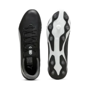 Alternative view of Puma King Match FG/AG - Voetbalschoenen - Senior - zwart/wit/grijs