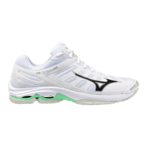 Mizuno Wave Voltage 2 - Indoorschoenen - Unisex - Wit/Zwart/Frozen Emerald
