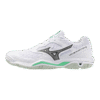 Mizuno Wave Phantom 3 – Indoorschoen - Unisex - Wit/Zwart/Frozen Emerald - Afbeelding 4