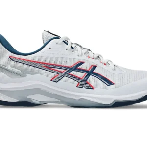 Asics Netburner Ballistic FF 4 – Indoorschoenen – Heren - Wit/Mako Blauw