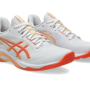 Alternative view of Netburner Ballistic FF 4 – Indoorschoenen – Dames - Wit/Oranje/Koraal