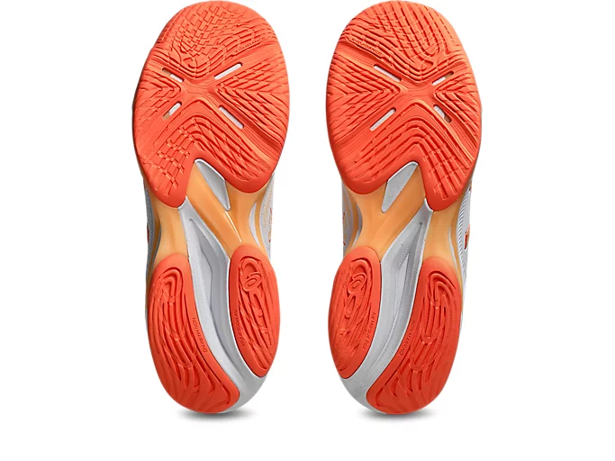 Netburner Ballistic FF 4 – Indoorschoenen – Dames - Wit/Oranje/Koraal - Afbeelding 3