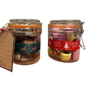 Vrijwilligersbedankje 2025 glazen potje Drop of chocolade